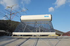 真空管式太陽熱温水器サナース　S様邸イメージ
